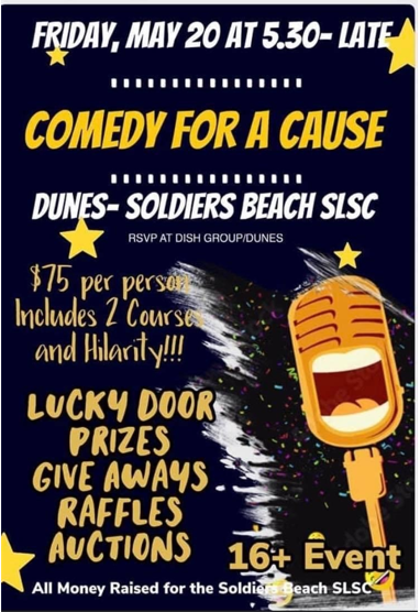 Comedy for a Cause Fundraising Night - Soldiers Beach Surf Life Saving Club